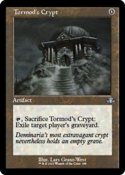 Tormods Crypt Retro Frame Dominaria Remastered Magic card
