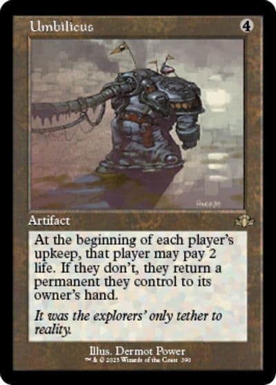 Umbilicus Retro Frame Dominaria Remastered Magic card
