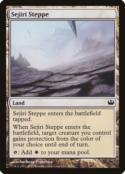 Sejiri Steppe Duel Decks: Knights vs. Dragons Magic card