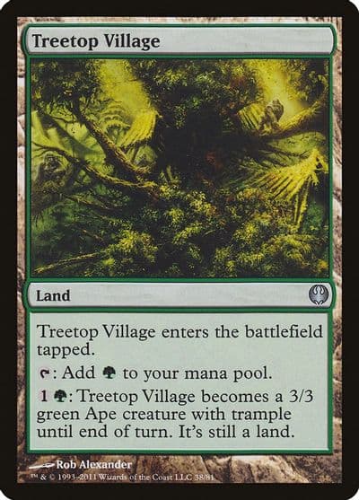 Treetop Village Duel Decks: Knights vs. Dragons Magic card