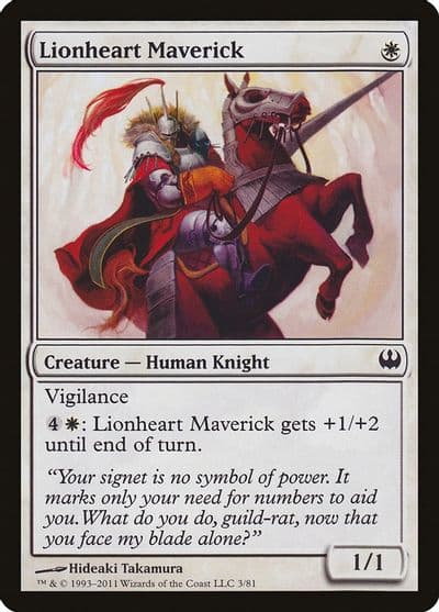 Lionheart Maverick Duel Decks: Knights vs. Dragons Magic card
