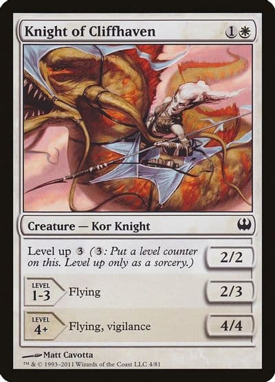 Knight of Cliffhaven Duel Decks: Knights vs. Dragons Magic card
