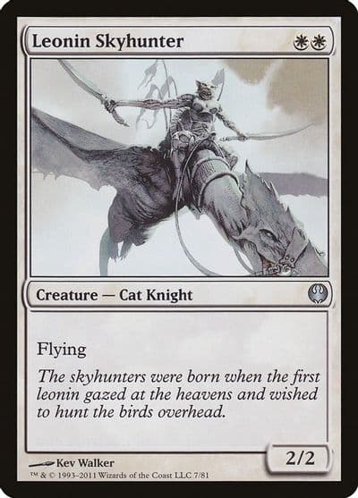 Leonin Skyhunter Duel Decks: Knights vs. Dragons Magic card