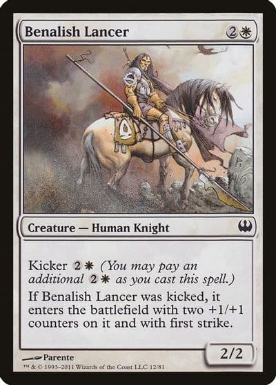 Benalish Lancer Duel Decks: Knights vs. Dragons Magic card