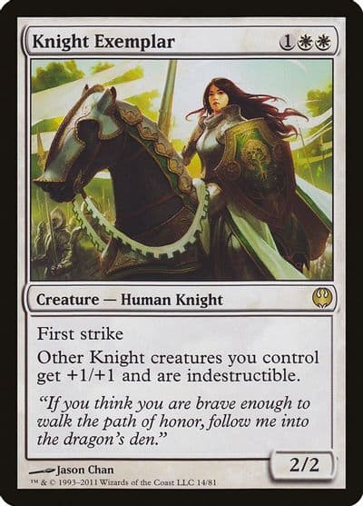 Knight Exemplar Duel Decks: Knights vs. Dragons Magic card