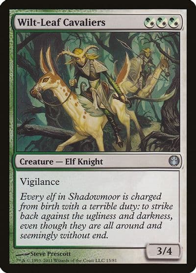 Wilt Leaf Cavaliers Duel Decks: Knights vs. Dragons Magic card