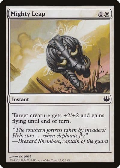 Mighty Leap Duel Decks: Knights vs. Dragons Magic card