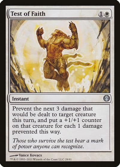 Test of Faith Duel Decks: Knights vs. Dragons Magic card