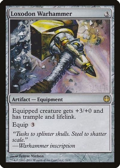 Loxodon Warhammer Duel Decks: Knights vs. Dragons Magic card