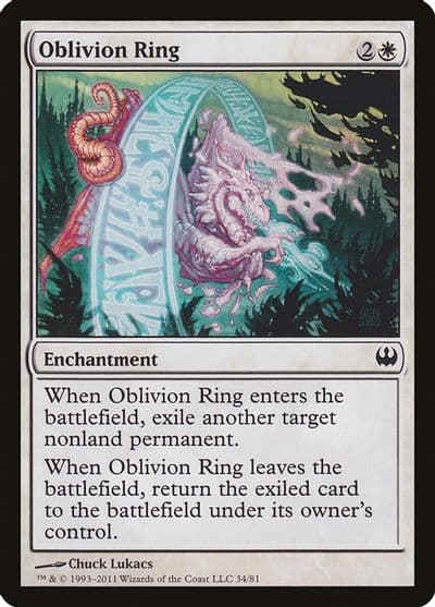 Oblivion Ring Duel Decks: Knights vs. Dragons Magic card