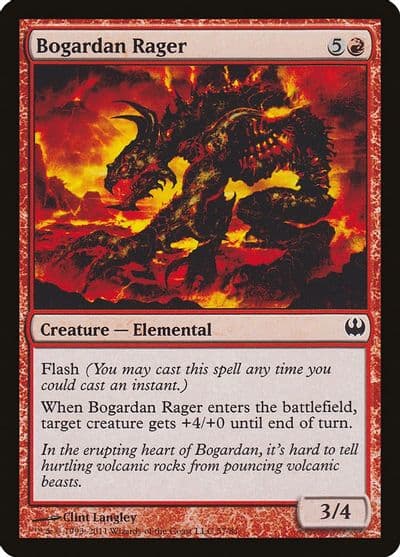 Bogardan Rager Duel Decks: Knights vs. Dragons Magic card