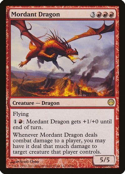 Mordant Dragon Duel Decks: Knights vs. Dragons Magic card