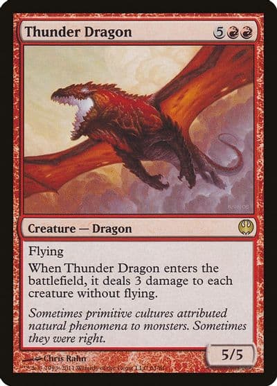 Thunder Dragon Duel Decks: Knights vs. Dragons Magic card