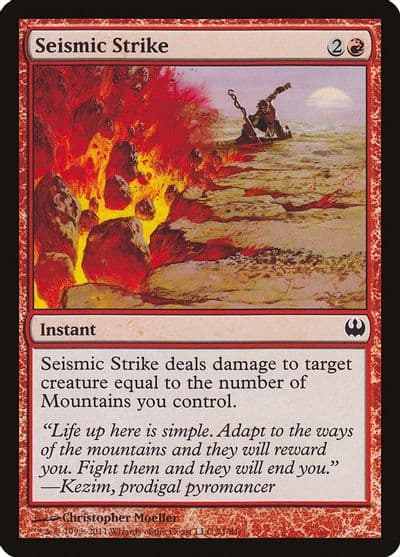 Seismic Strike Duel Decks: Knights vs. Dragons Magic card