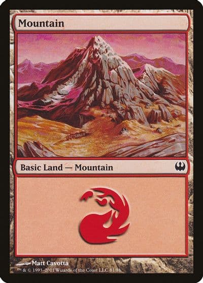 Mountain 81 Duel Decks: Knights vs. Dragons Magic card