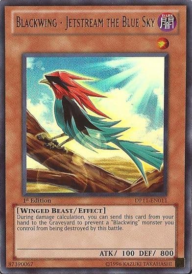 Blackwing Jetstream the Blue Sky Duelist Pack 11: Crow Yu-Gi-Oh! card