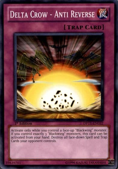 Delta Crow Anti Reverse Duelist Pack 11: Crow Yu-Gi-Oh! card