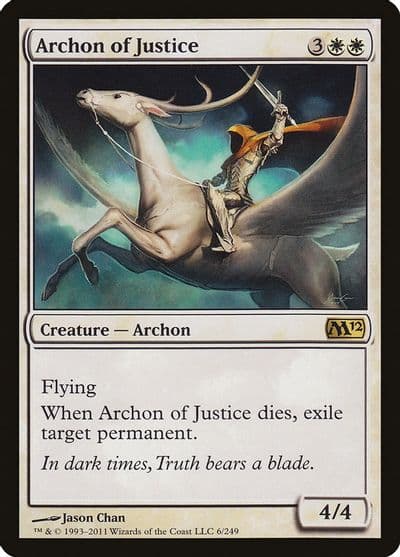 Archon of Justice Magic 2012 (M12) Magic card
