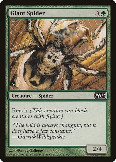 Giant Spider Magic 2012 (M12) Magic card