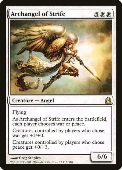 Archangel of Strife Commander Magic card