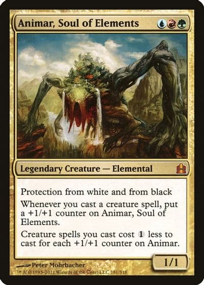 Animar Soul of Elements Commander Magic card