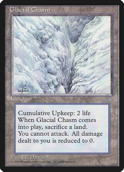 Glacial Chasm Ice Age Magic card