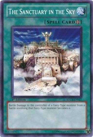 The Sanctuary in the Sky Structure Deck: Lost Sanctuary Yu-Gi-Oh! card