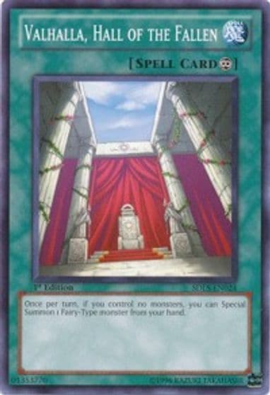 Valhalla Hall of the Fallen Structure Deck: Lost Sanctuary Yu-Gi-Oh! card