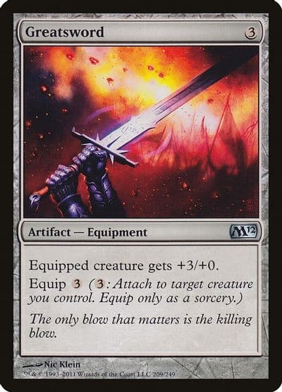 Greatsword Magic 2012 (M12) Magic card
