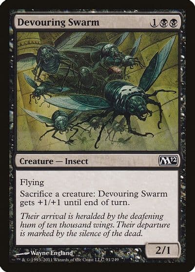 Devouring Swarm Magic 2012 (M12) Magic card