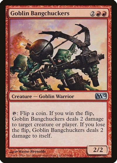 Goblin Bangchuckers Magic 2012 (M12) Magic card
