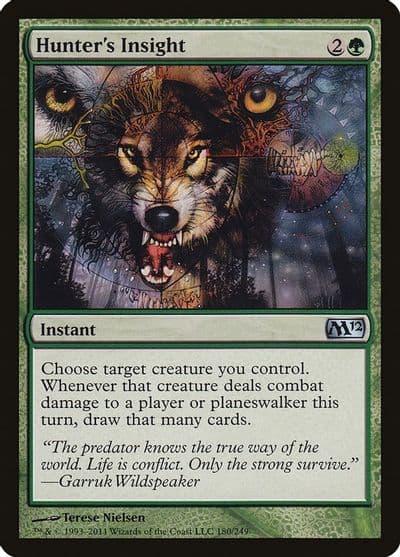 Hunters Insight Magic 2012 (M12) Magic card