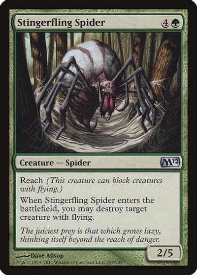 Stingerfling Spider Magic 2012 (M12) Magic card