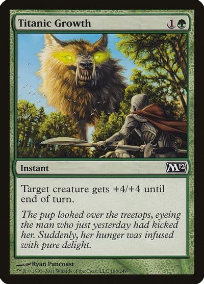 Titanic Growth Magic 2012 (M12) Magic card