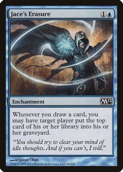 Jaces Erasure Magic 2012 (M12) Magic card