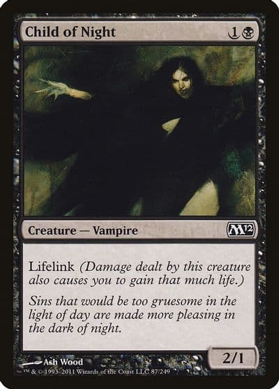 Child of Night Magic 2012 (M12) Magic card