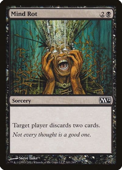 Mind Rot Magic 2012 (M12) Magic card