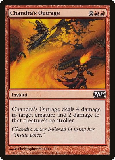 Chandras Outrage Magic 2012 (M12) Magic card