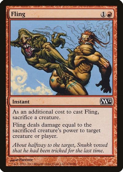 Fling Magic 2012 (M12) Magic card