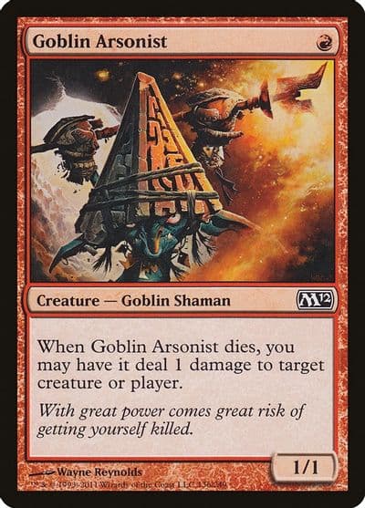 Goblin Arsonist Magic 2012 (M12) Magic card