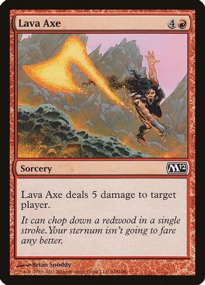 Lava Axe Magic 2012 (M12) Magic card