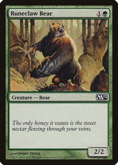 Runeclaw Bear Magic 2012 (M12) Magic card