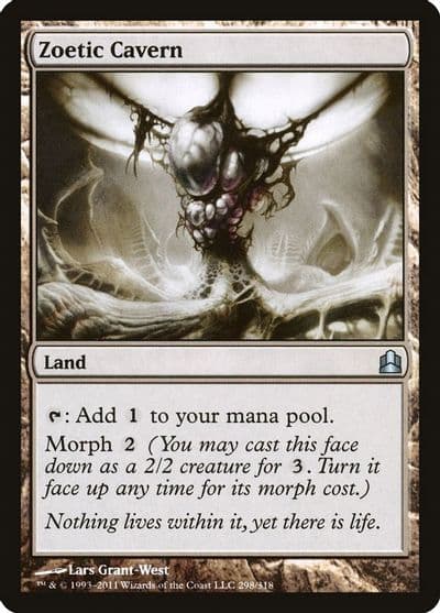 Zoetic Cavern Commander Magic card