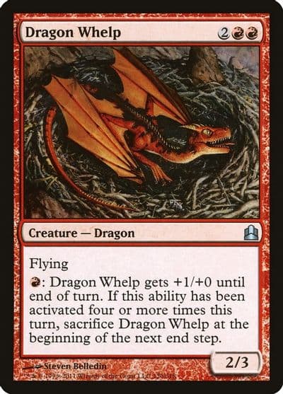 Dragon Whelp Commander Magic card