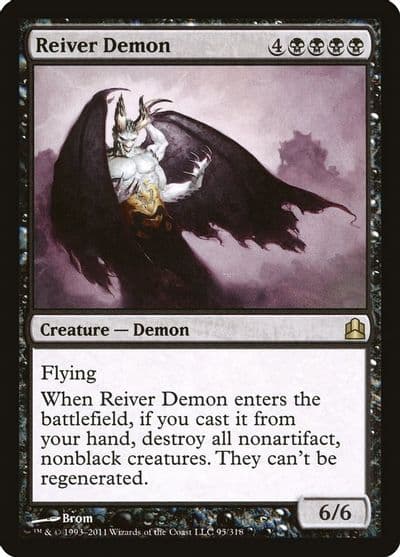 Reiver Demon Commander Magic card