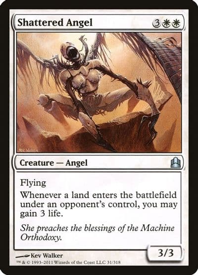 Shattered Angel Commander Magic card