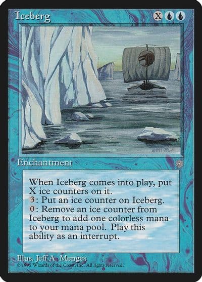 Iceberg Ice Age Magic card