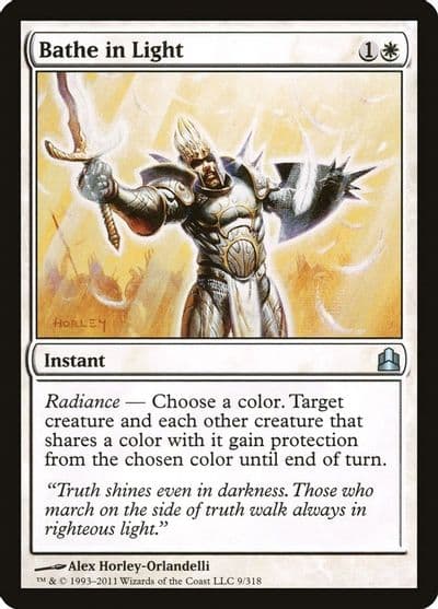 Bathe in Light Commander Magic card