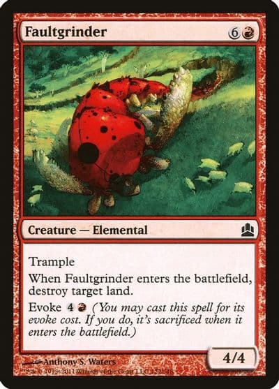 Faultgrinder Commander Magic card