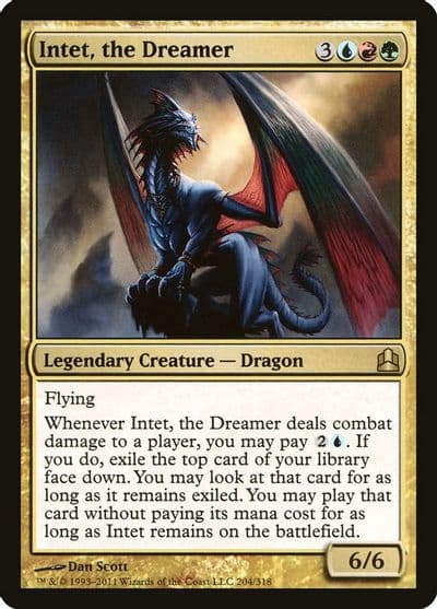 Intet the Dreamer Commander Magic card